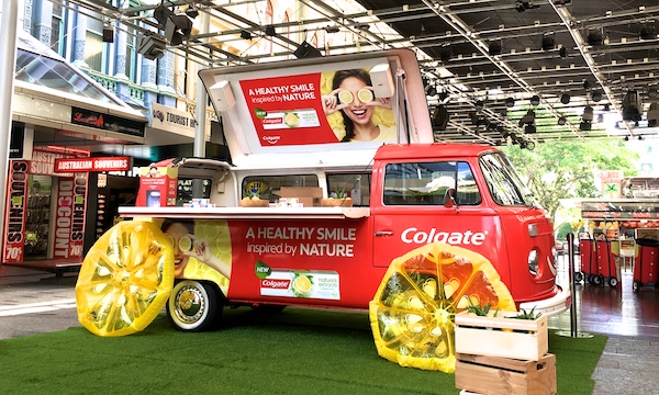 Kombi en una feria comercial